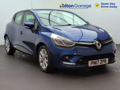 Used Renault Clio Dynamique 75 HP (55 kW) 2017 Blue Hatchback
