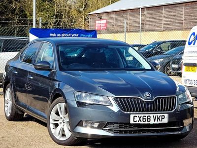 Used Skoda Superb SE L Executive 150 HP (110 kW) 2018 Grey Hatchback