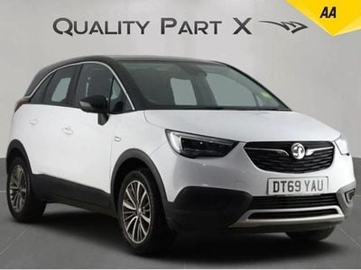 Used Vauxhall Crossland X SRi 110 HP (80 kW) 2020 White SUV