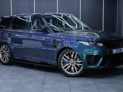 Used Land Rover Range Rover Sport SVR 550 HP (404 kW) 2017 Blue SUV