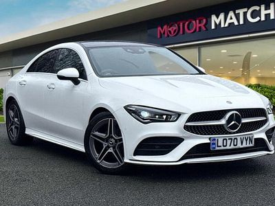 Used Mercedes CLA180 AMG line 2021 White Sedan