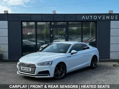 Used Audi A5 S-Line 286 HP (210 kW) 2017 White Coupe
