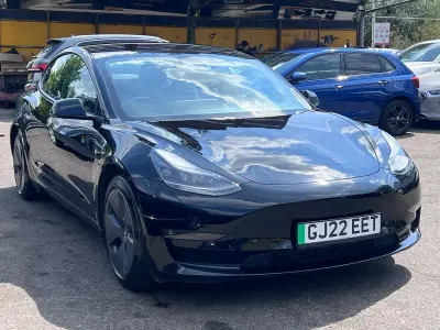 Used Tesla Model 3 Long Range AWD 366 kW (498 HP) 2022 Black Sedan