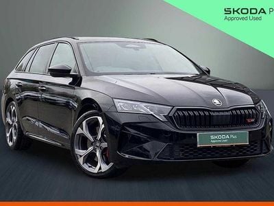 Used Skoda Octavia vRS 195 HP (143 kW) 2025 Black magic pearl effect Estate