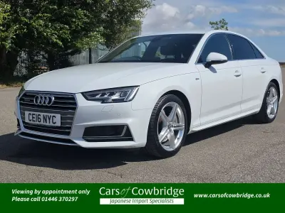 Used Audi A4 S-Line 252 HP (185 kW) 2016 White Sedan