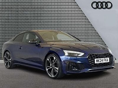 Used Audi A5 Black Edition 200 HP (147 kW) 2024 Blue Coupe