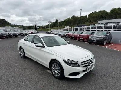 Used Mercedes C220 SE 2017 White Sedan