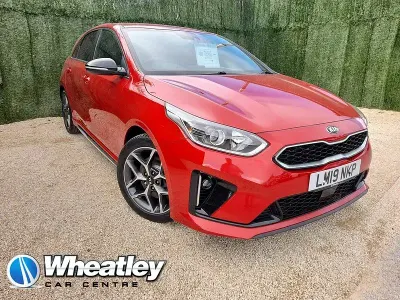 Used Kia Ceed GT-Line 118 HP (86 kW) 2019 Red Hatchback