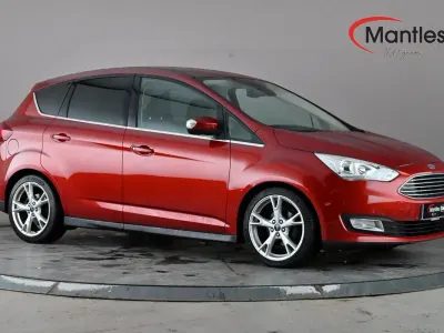Used Ford C-MAX Titanium 125 HP (91 kW) 2016 Red MPV