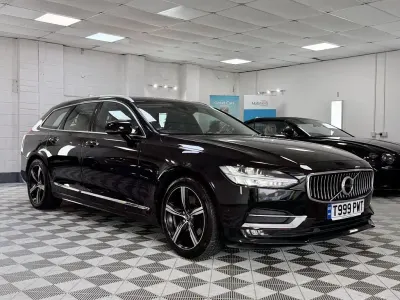 Usado Volvo V90 Inscription 250 CV (183 kW) 2018 Negro Familiar