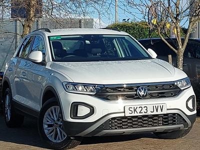 White Used 2023 VW T-Roc Life SUV | £18,698 (Fair price)