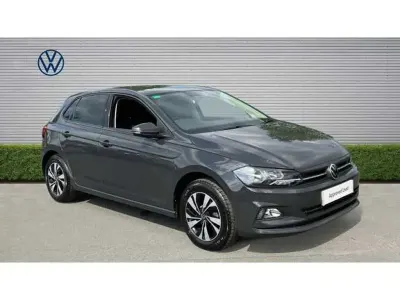 Begagnad VW Polo Match 80 HK (58 kW) 2021 Grå Halvkombi