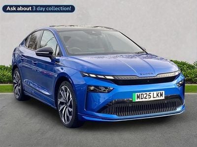 Used Skoda Enyaq iV SportlinePlus 210 kW (286 HP) 2025 Blue SUV
