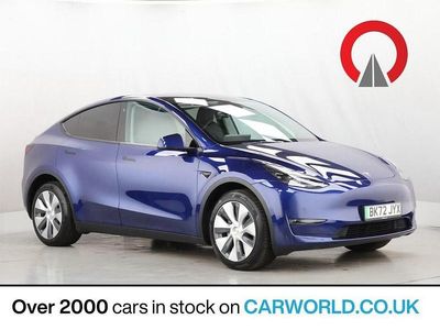 Blue Used 2022 Tesla Model Y SUV | £22,728 (Fair price)