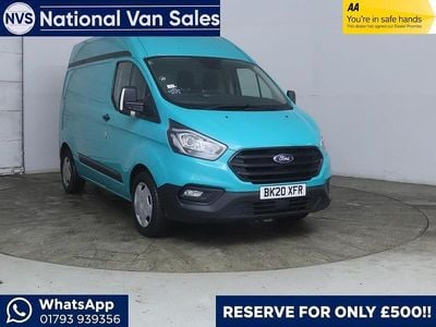 Used Ford Transit Custom Trend 130 HP (95 kW) 2020 Green Van