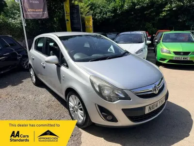 Used Vauxhall Corsa 100 HP (73 kW) 2014 Silver Hatchback