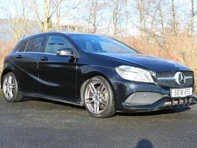 Black Used 2018 Mercedes A160 AMG line Hatchback | £11,995 (Fair price)