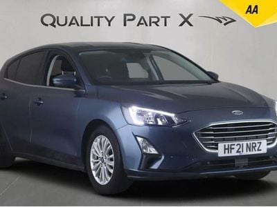 Blue Used 2021 Ford Focus Titanium Hatchback | £9,378 (Good price)
