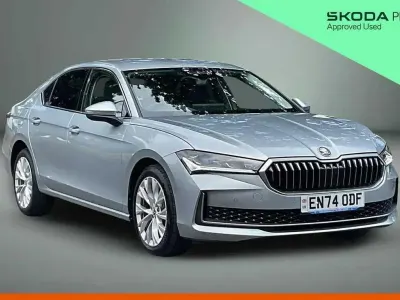 Used Skoda Superb SE L 150 HP (110 kW) 2025 Pebble silver metallic Hatchback