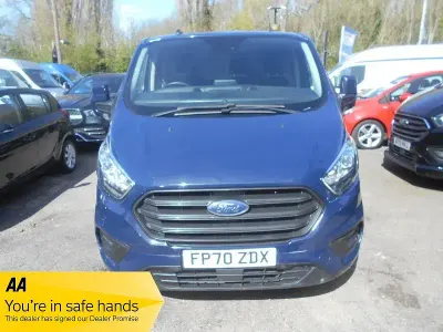 Used Ford Transit Custom Trend 130 HP (95 kW) 2020 Blue Van