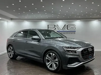 Used Audi Q8 S-Line 340 HP (250 kW) 2019 Grey SUV
