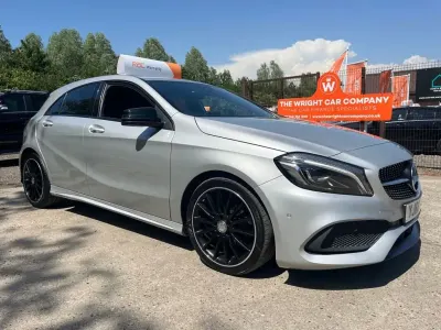 Używany Mercedes A200 AMG line 136 KM (100 kW) 2016 Srebrny Hatchback
