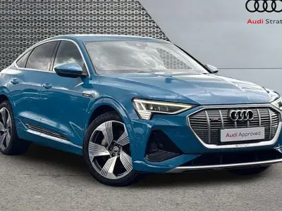 Used Audi e-tron Sportback S-Line 300 kW (408 HP) 2021 Blue SUV