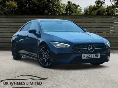 Used Mercedes CLA180 Executive 136 HP (100 kW) 2023 Blue Coupe
