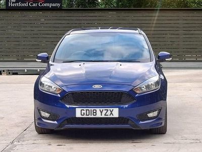 Used Ford Focus ST-Line 120 HP (88 kW) 2018 Blue Hatchback