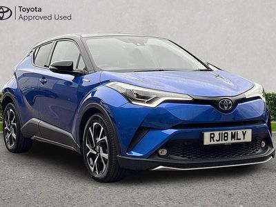 Used Toyota C-HR 122 HP (89 kW) 2018 Nebula blue SUV