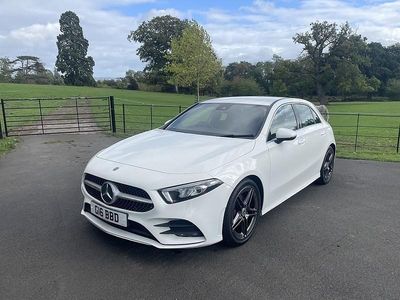 Used Mercedes A180 AMG line 2019 White Hatchback