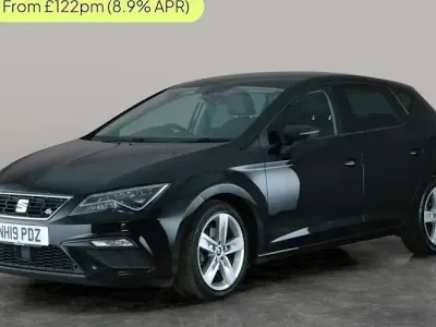 Used Seat Leon FR 131 HP (96 kW) 2019 Black Hatchback
