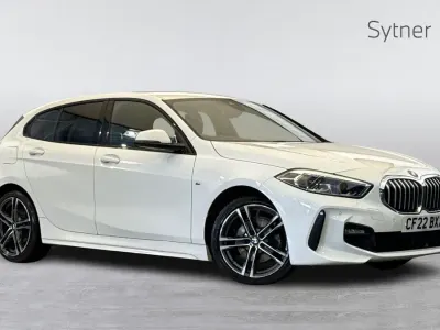 Used BMW 118 M Sport 134 HP (98 kW) 2022 White Hatchback