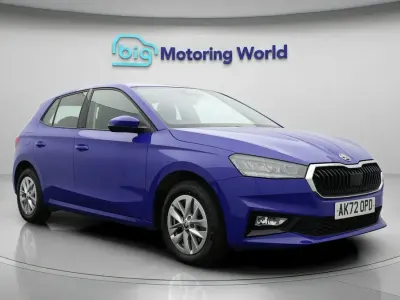 Used Skoda Fabia Comfort 110 HP (80 kW) 2022 Blue Hatchback