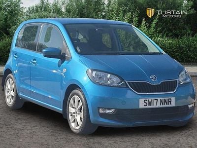 Used Skoda Citigo SE L 75 HP (55 kW) 2017 Blue Hatchback