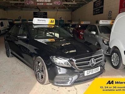 Used Mercedes E300 AMG line 2019 Black Sedan