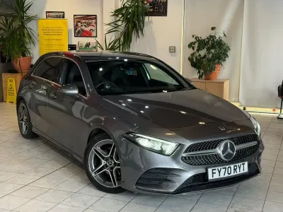 Used Mercedes A180 AMG line 136 HP (100 kW) 2020 Grey Hatchback