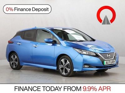 Used Nissan Leaf Tekna 110 kW (150 HP) 2021 Blue Hatchback