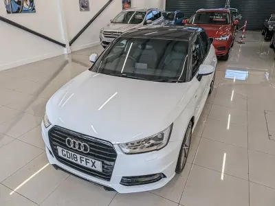 Used Audi A1 Black Edition 2018 White Hatchback