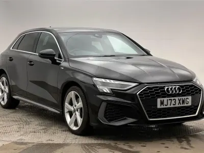 Used Audi A3 Sportback S-Line 2023 Black Hatchback