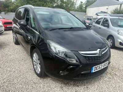Used Vauxhall Zafira Tourer 130 HP (95 kW) 2013 Black MPV