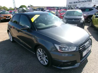 Used Audi A1 S-Line 116 HP (85 kW) 2015 Grey Hatchback