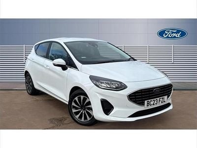 Used Ford Fiesta Titanium 125 HP (91 kW) 2023 White Hatchback