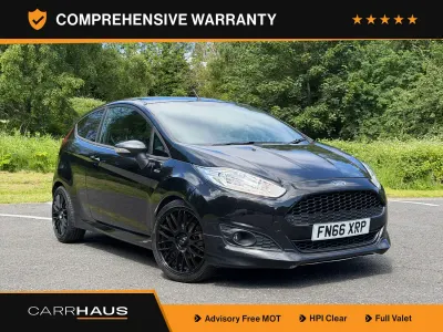 Used Ford Fiesta ST-Line 140 HP (102 kW) 2016 Black Hatchback