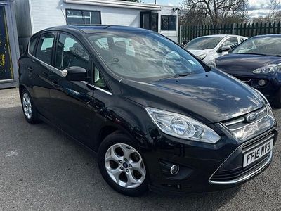 Used Ford C-MAX Zetec 125 HP (91 kW) 2015 Black MPV