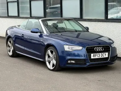 Second-hand Audi A5 Cabriolet S-Line 2013 Albastru Cabrio