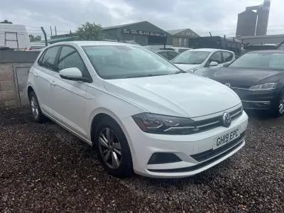 Used VW Polo SE 65 HP (47 kW) 2019 White Hatchback