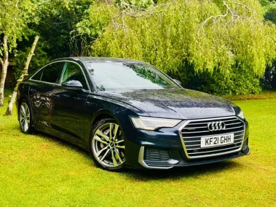 Used Audi A6 S-Line 2021 Blue Sedan
