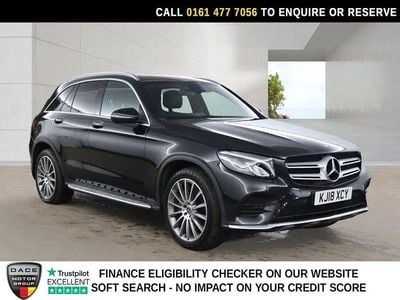 Used Mercedes GLC220 AMG line 170 HP (125 kW) 2018 Black SUV