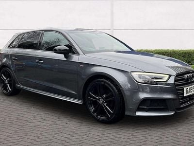 Used Audi A3 Sportback Black Edition 150 HP (110 kW) 2019 Grey Hatchback